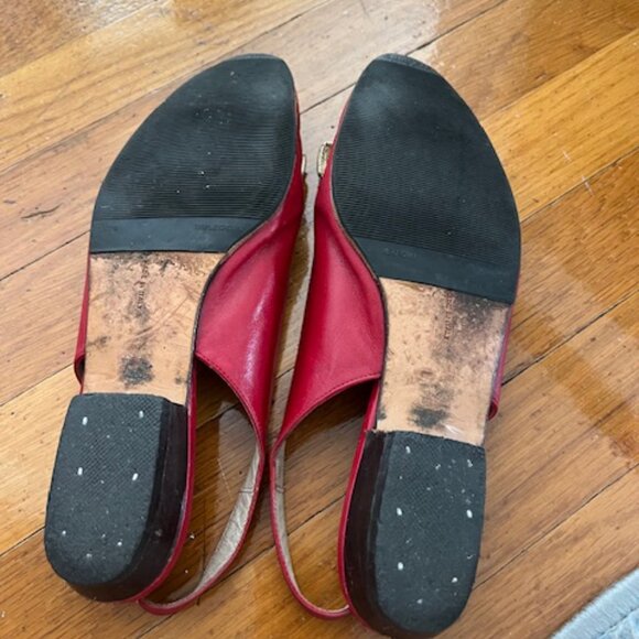 Ferragamo Sling back Red size 8 - Picture 4 of 5